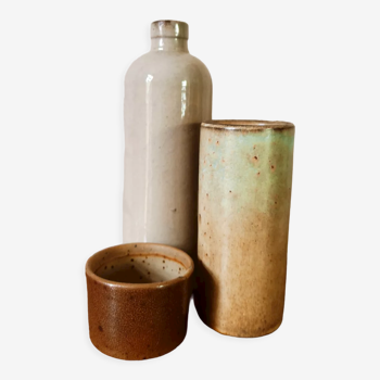 Composition of stoneware vases