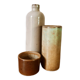 Composition of stoneware vases