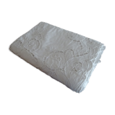Old openwork tablecloth 170 x 120 white
