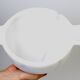 Gabriella – Bol en marbre blanc naturel avec poignées | L 32 cm L 20 cm H 10 cm