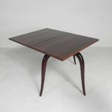 Gaming table, portfolio table, with folding, rotating top