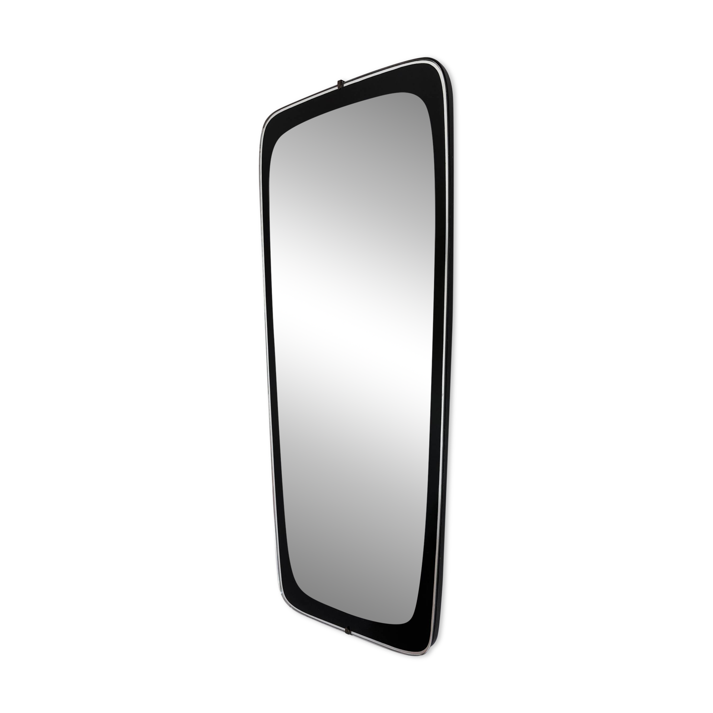 Large, asymmetrical Rockabilly-style crystal mirror, 1960s.