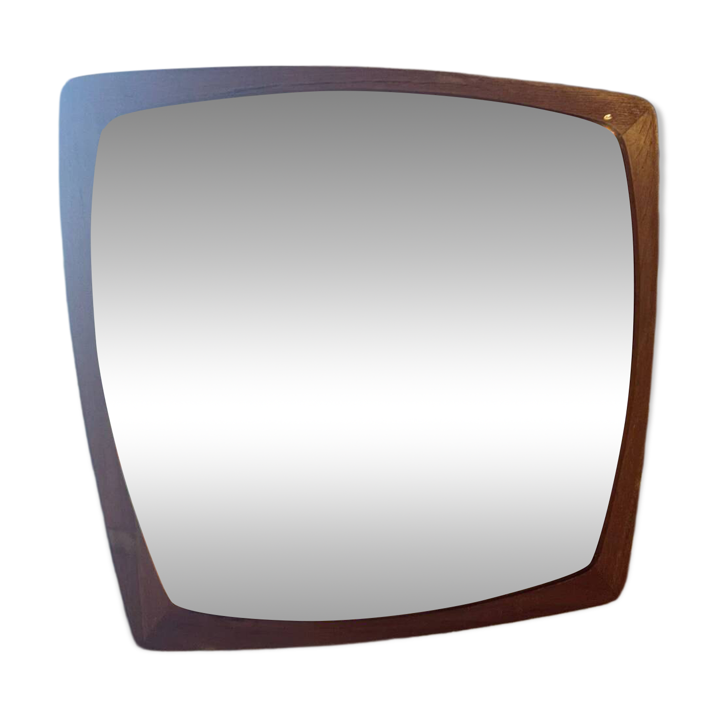 Vintage teak mirror – Denmark, 1960s