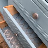 Asymmetrical Parisian wardrobe