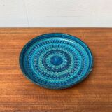 Large Rimini Blue bowl from the mid-century by Aldo Londi for Bitossi.