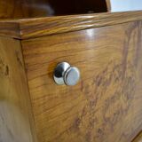 1938s Pair of Art Deco Bedside Tables, Czechoslovakia