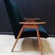 Pair of vintage Czech armchairs (Jiroutek), art deco style, 1960