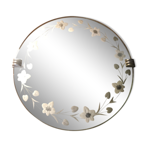 miroir rond style art