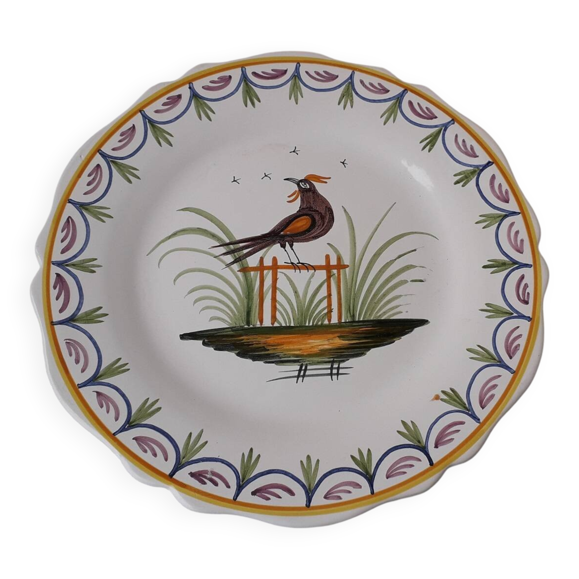 Earthenware plate