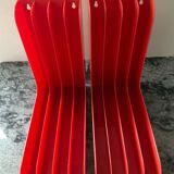 Pair of vinyl storage racks Boa Inter Holland from the 1970s.