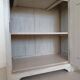 Large confiturier/Low bonnetière vintage artisan 1940 solid wood