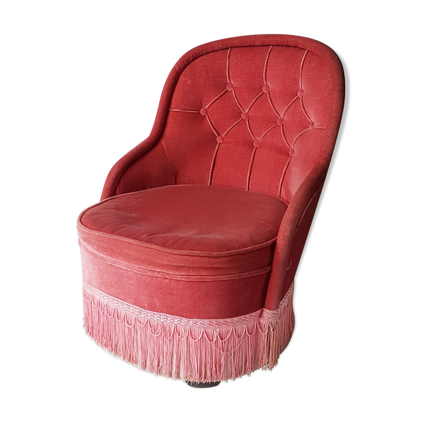 Powder pink toad heater from the 70s