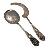 Couvert à servir la glace argent 800 sanglier renaissance griffon