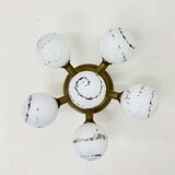 Hillebrand Sputnik Ceiling lamp flush mount , 1970s