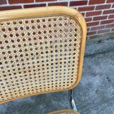 Cesca design chair b32 model in chrome