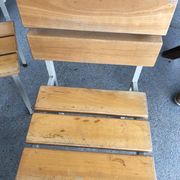 Wooden and iron chair suites from the 70's