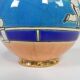 Ball vase ''le bal'' by Jean Boggio for Emaux Longwy, 1990s