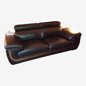 Bubble leather sofa