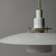 Markslöjd Multi-Layered Pendant Lamp, White Lacquered, 1990s Scandinavian Modern Lighting, Sweden
