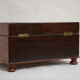 Victorian rosewood jewellery box with tray