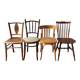 Lot de 4 chaises bistrot dépareillées