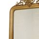 Miroir doré français Louis Philippe antique, fin du 19e siècle