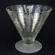 Antique Baccarat Etched Baroque & Mascaron Large Vase