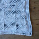 Handmade crochet antique pillowcase