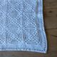 Handmade crochet antique pillowcase