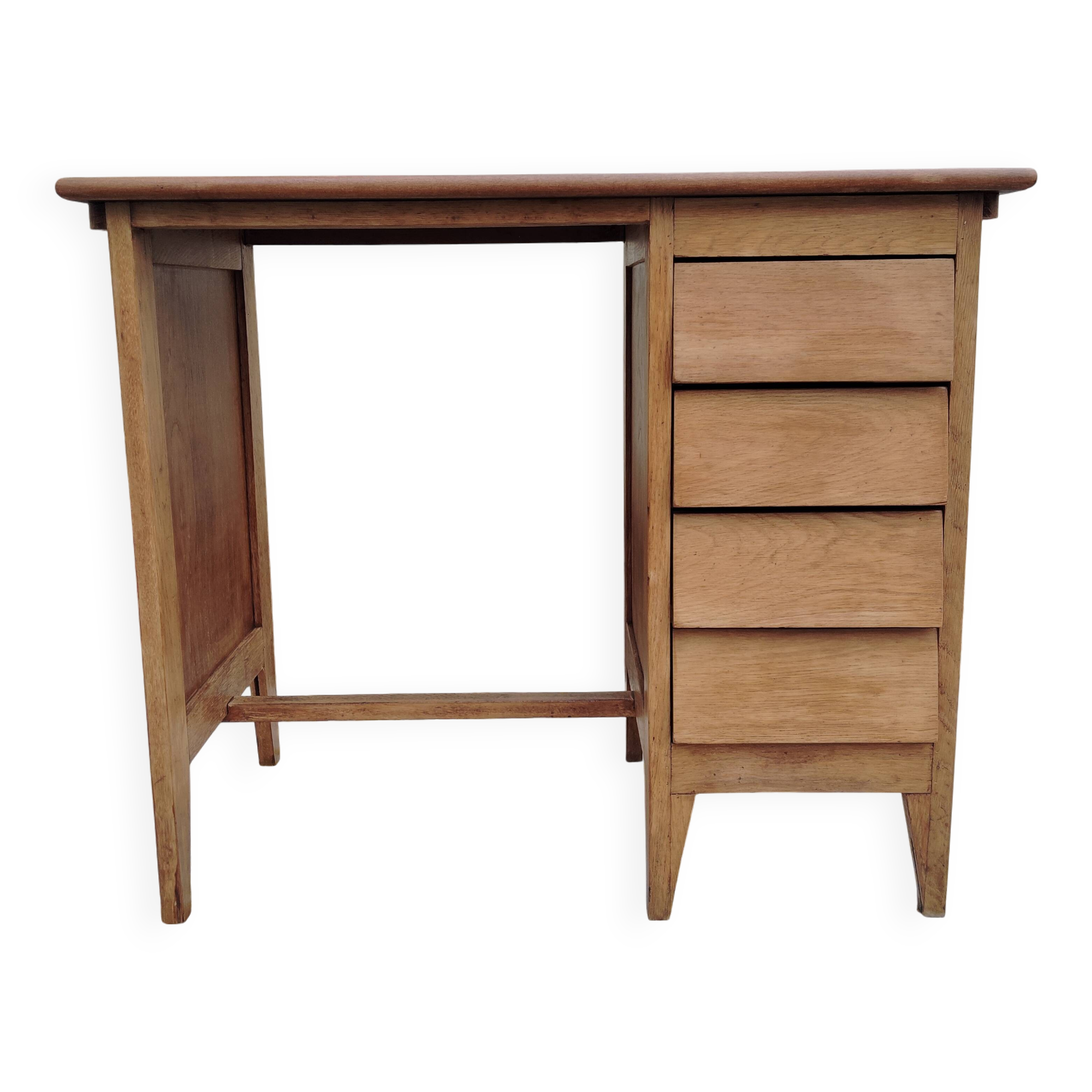 Vintage desk with small footprint