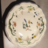 Dish gien decor birds of paradise