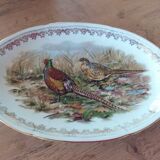 Serving dish pheasant décor