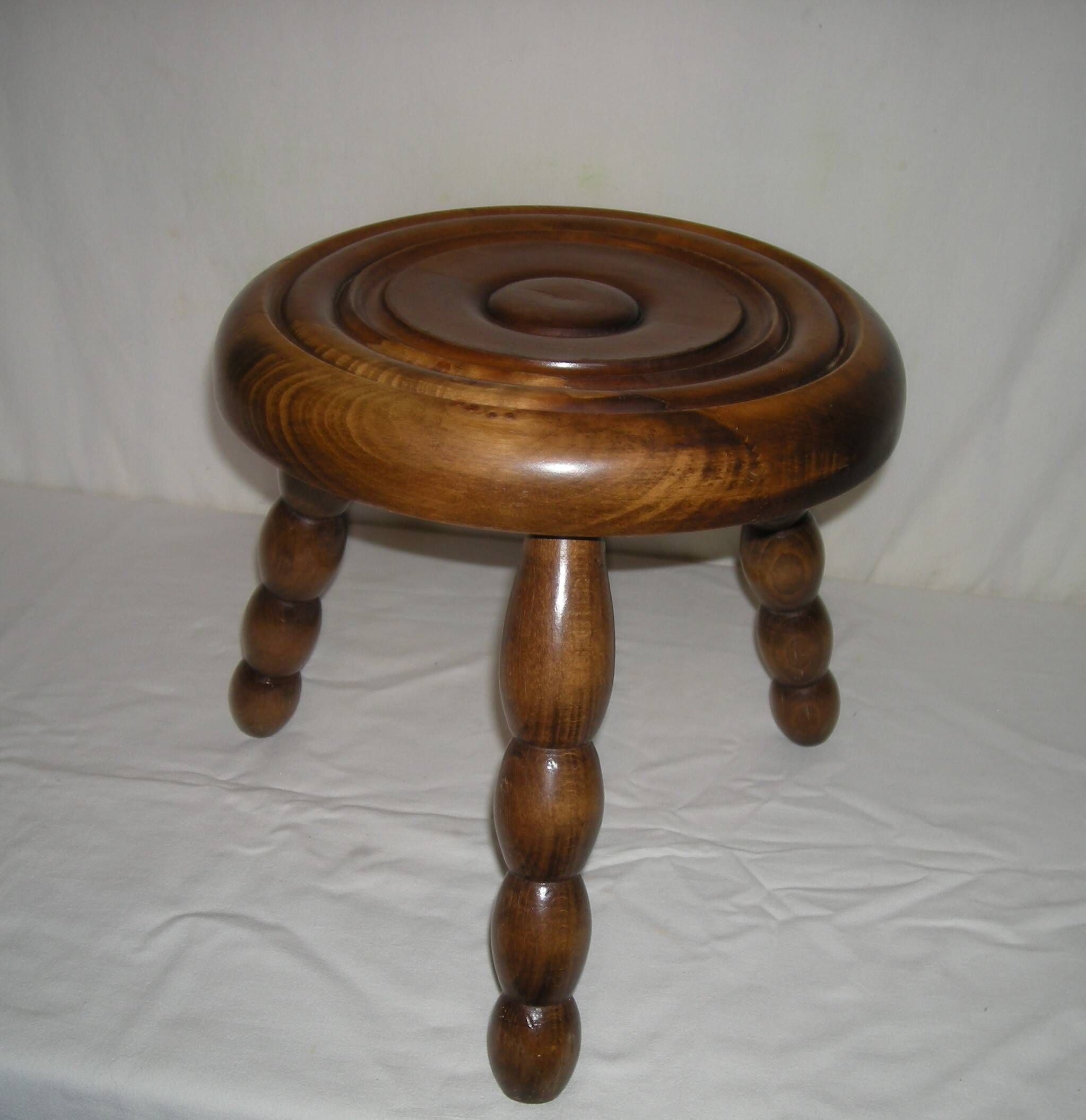 Tripod wooden coffee table