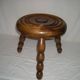 Tripod wooden coffee table
