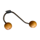 Iron and wood hook 60s