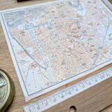 Nîmes, Gard, original plan printed in 1906.