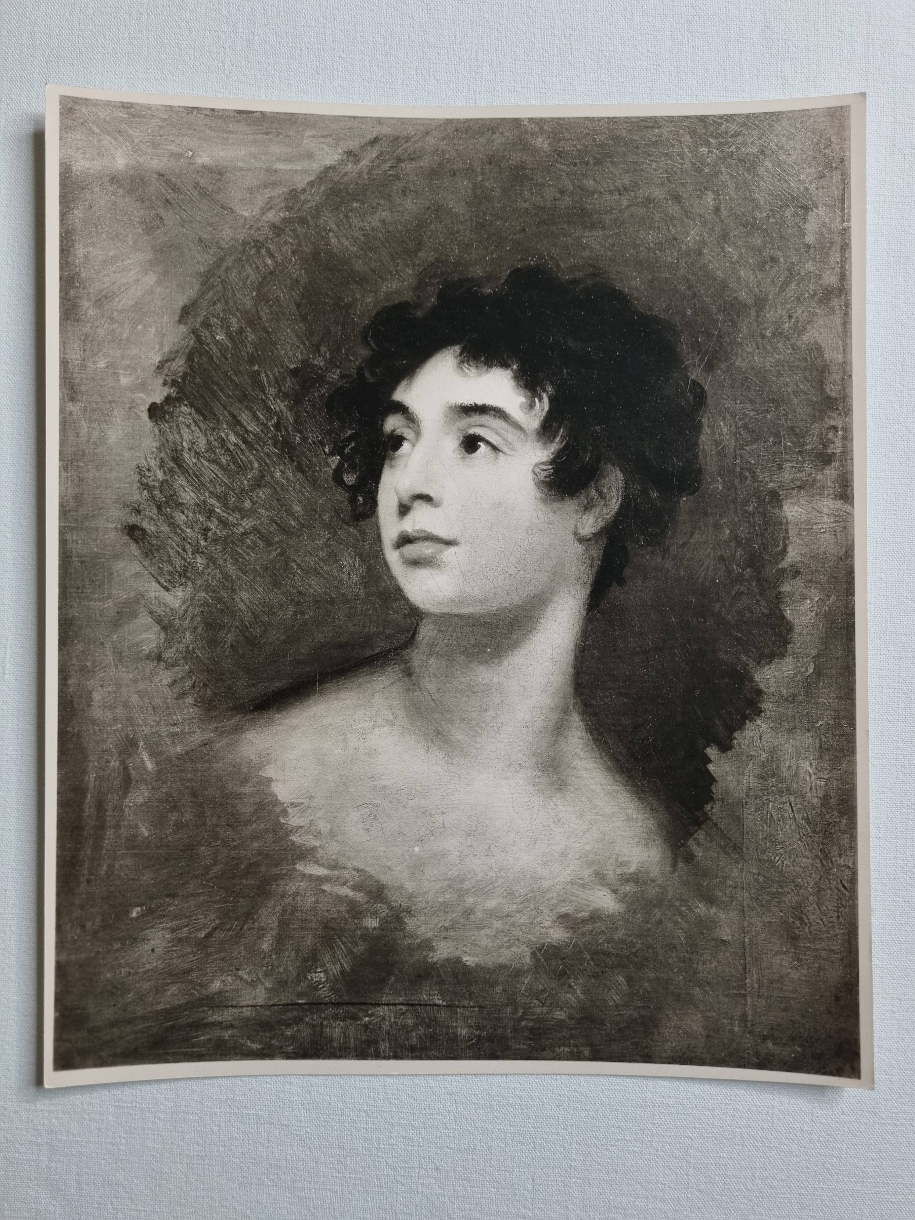 Fine art photography after Sir Thomas Lawrence, Portrait of a Woman, 60s-70s