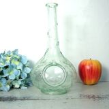 Transparent glass bottle, water decanter