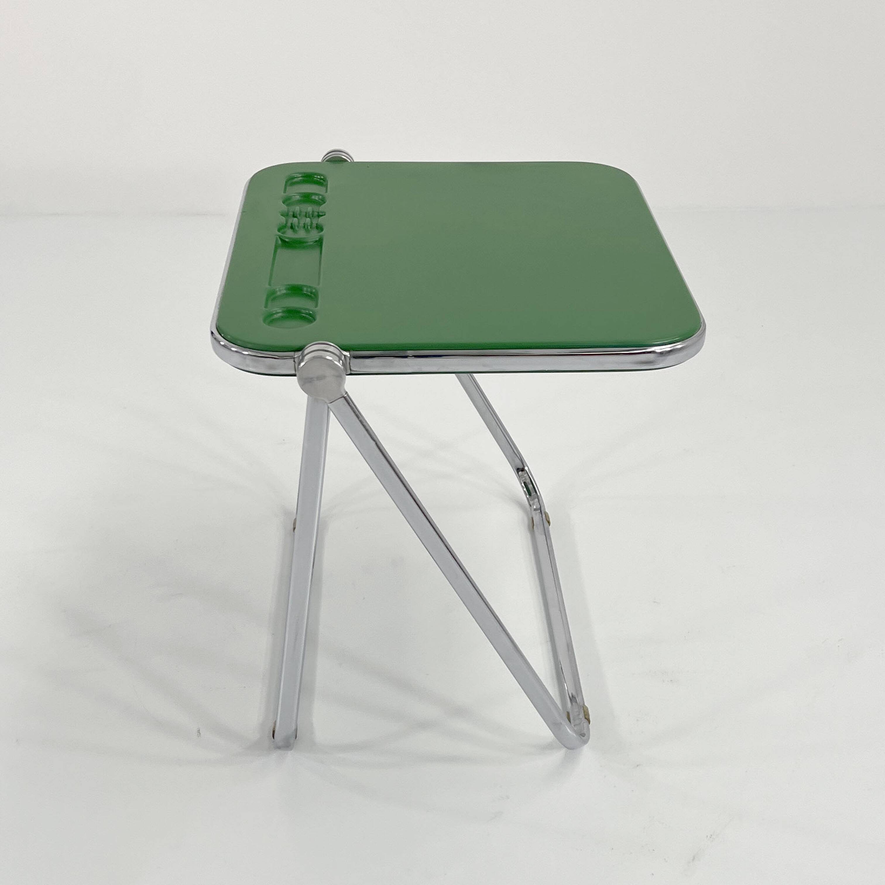 Platone Green Folding Desk by Giancarlo Piretti for Anonima Castelli, 1970