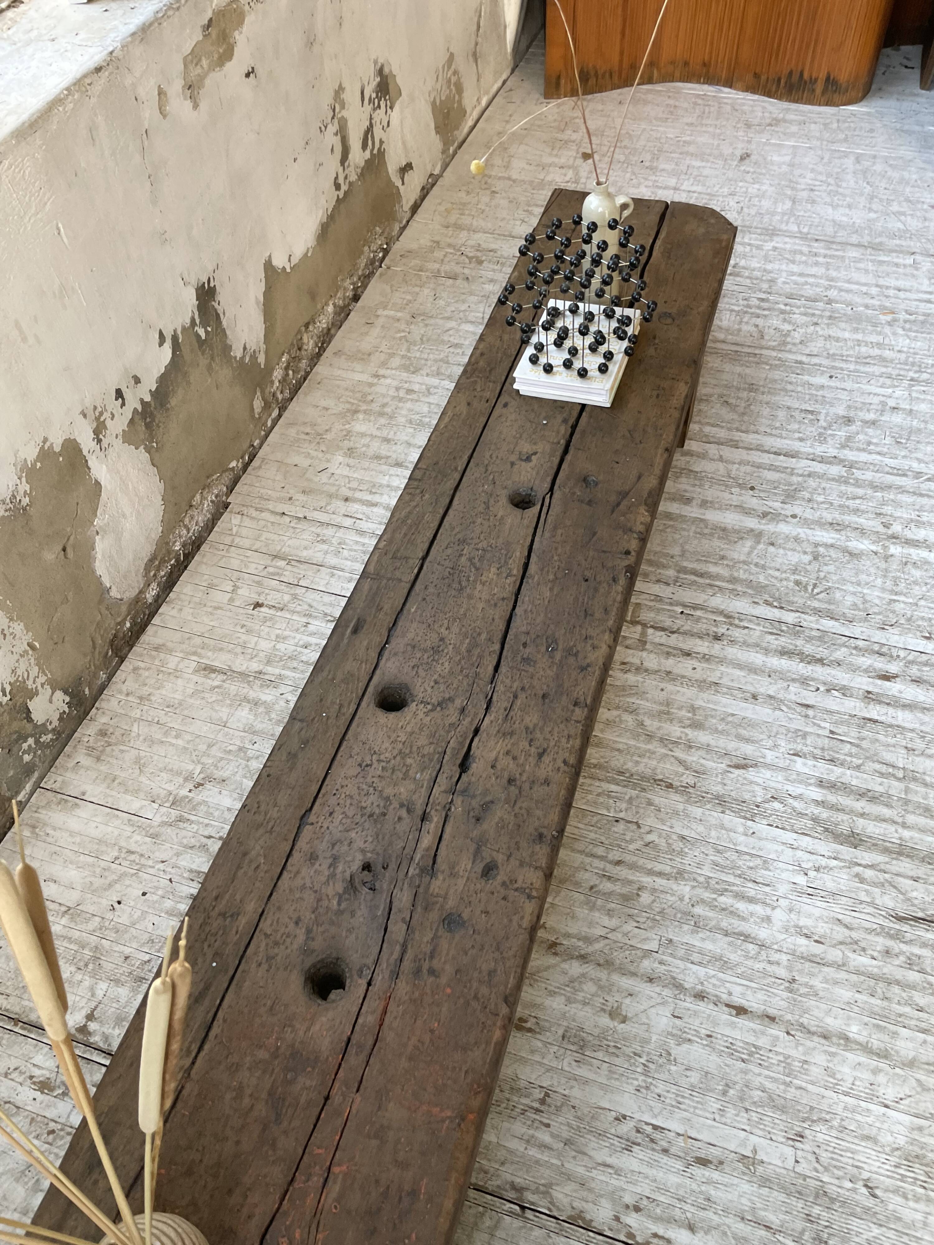 Workbench bench coffee table solid oak XXL