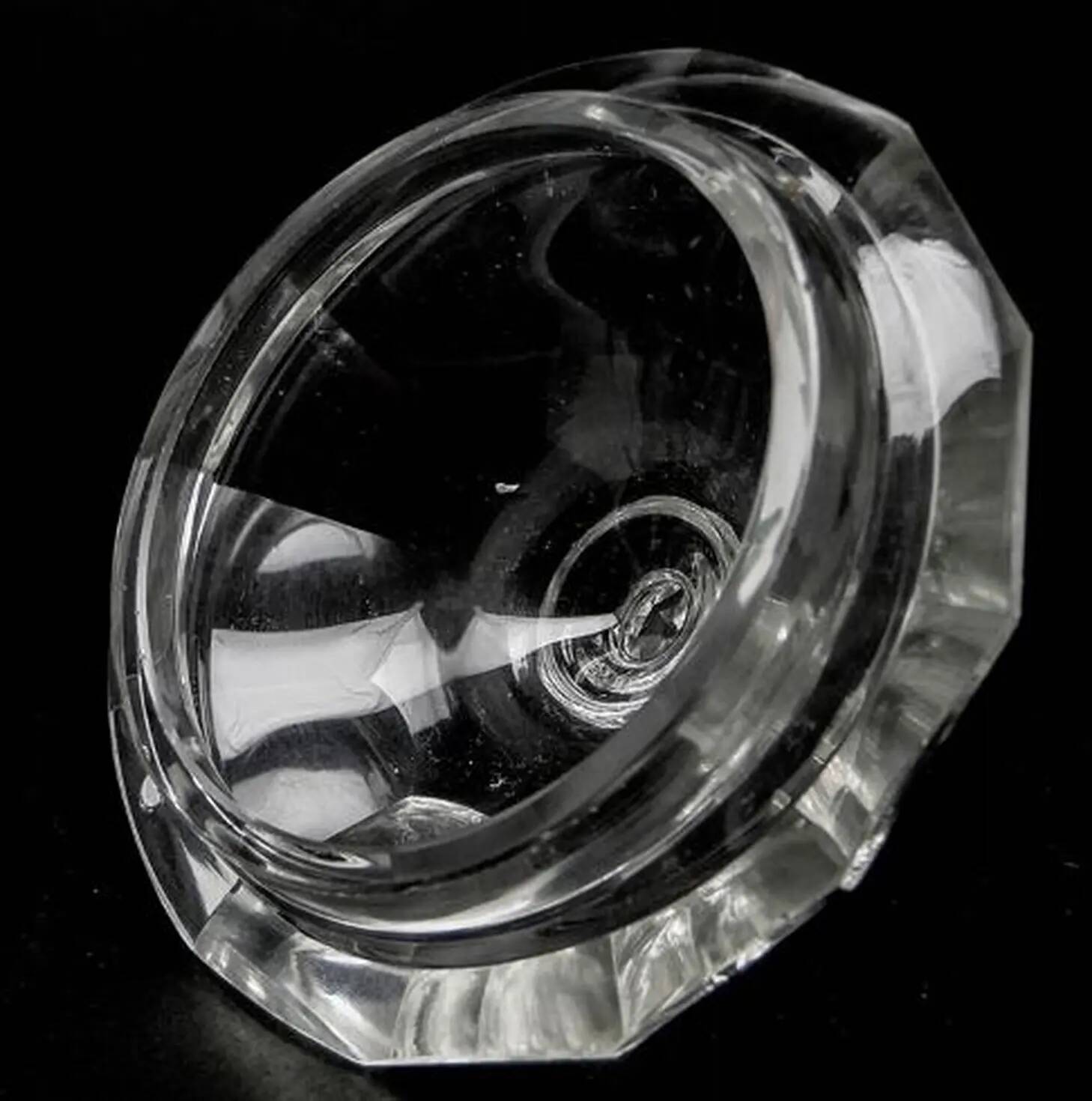 Art Deco bonbonniere, crystal, Moser, Czechoslovakia, 1930s