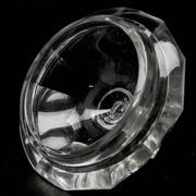 Art Deco bonbonniere, crystal, Moser, Czechoslovakia, 1930s