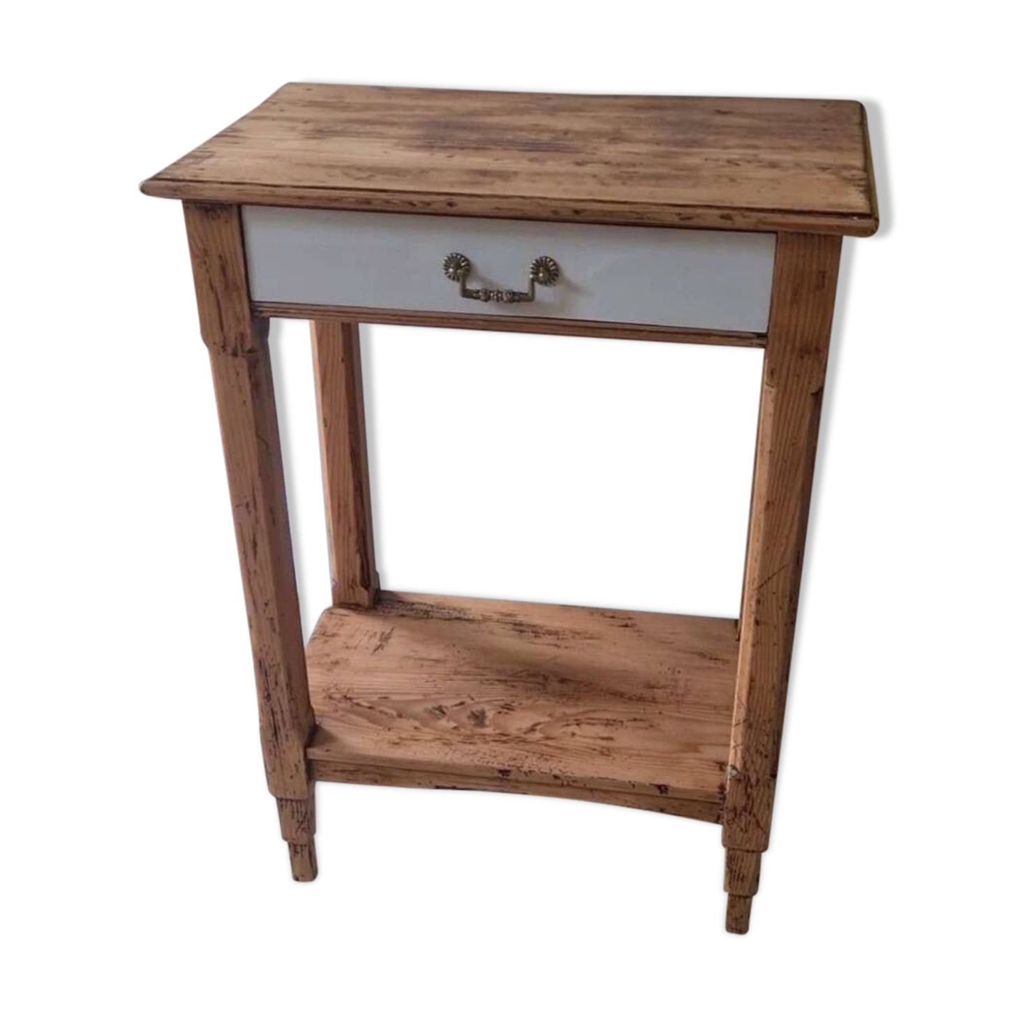 Country chic console side table
