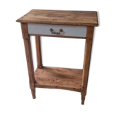 Country chic console side table