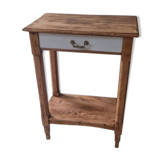 Country chic console side table
