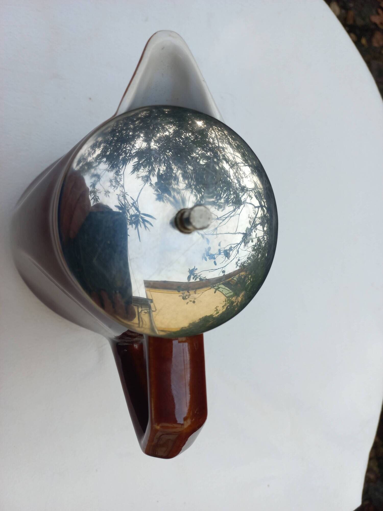 Ceramic coffee pot
