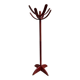 Porte-manteau Cactus de Mauro Pasquinelli - en bois rouge