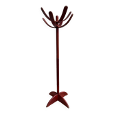 Cactus coat rack by Mauro Pasquinelli - in red wood