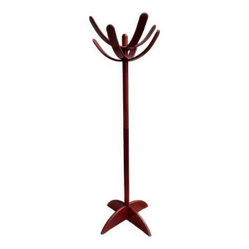 Porte-manteau Cactus de Mauro Pasquinelli - en bois rouge