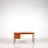 Teak writing desk by Peter Lovig Nielsen for Løvig
